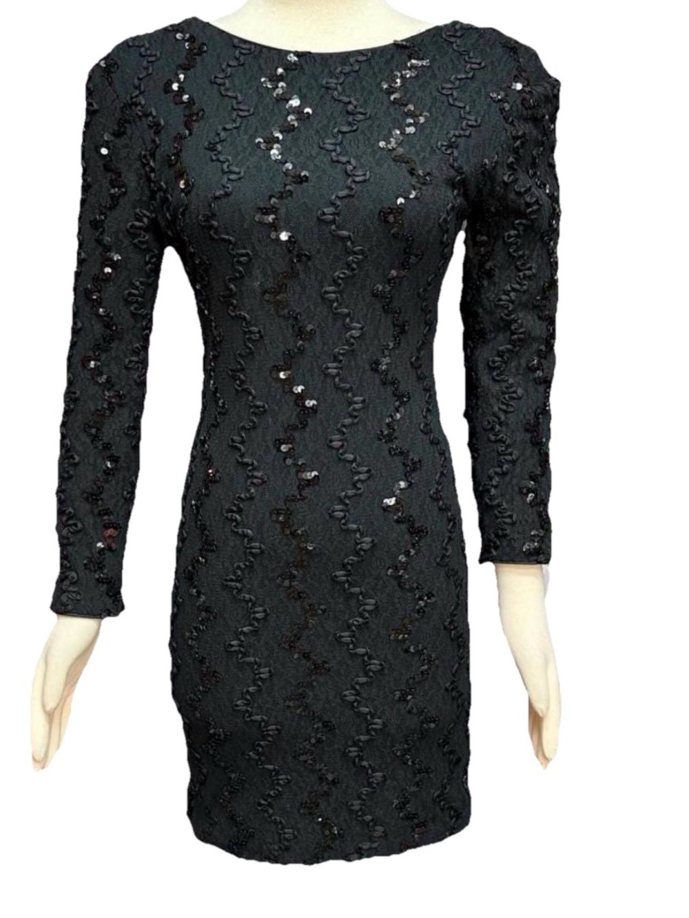 Women’s vintage 1980s cocktail dress,  designer brand Dave and Johnny